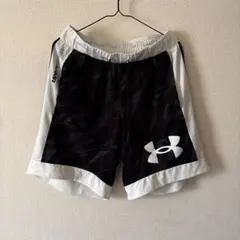 UNDER ARMOUR バスケットボールパンツ ブラック ホワイトのサムネイル