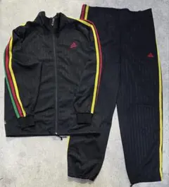 S】00s old adidas ラスタカラー セットアップ 上下 Y2K - メルカリ