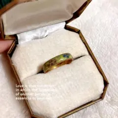 【vintage】チャイナ　七宝焼　リング　18号　美品　ヴィンテージ　指輪