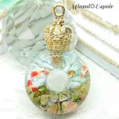 【447】オルゴナイト ドーナツ 金魚鉢