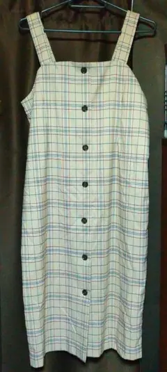 INGNI　チェック柄　ジャンパースカート