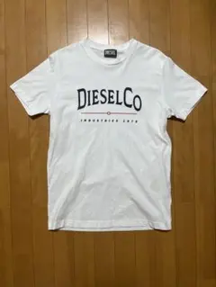 【DIESEL】新品未使用　Tシャツ ホワイト　プリントロゴ M