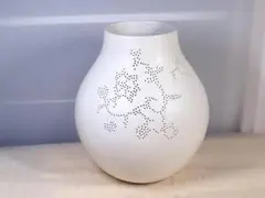 【美品】IKEA×ヘラ・ヨンゲリウス 花器/花瓶/フラワーベース セラミック製 美品】IKEA×ヘラ・ヨンゲリウス 花器/花瓶/フラワーベース セラミック