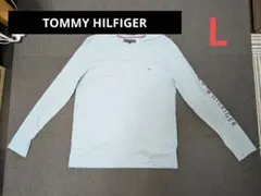 TOMMY HILFIGER グレー長袖カットソー L　ロンT　トミー