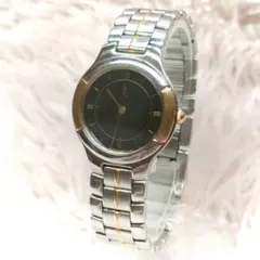 ★電池交換済★ イヴサンローラン Yves Saint Laurent 2針 黒のサムネイル