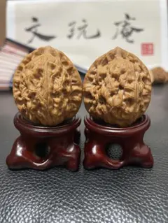 文玩くるみ 低めの幅広型 手のひらサイズ 44mm 文玩くるみ 低めの幅広型 手のひらサイズ 44mm No.1 - メルカリ