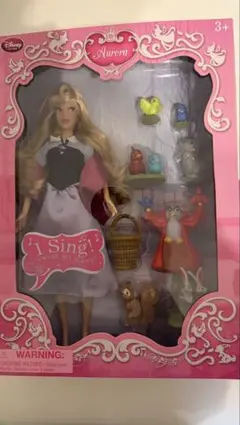 USディズニーストア　オーロラ姫　シンギングドール　新品　希少