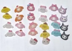 マイメロ　ネイルパーツ　ベルベット　シナモン　クロミ　キティ