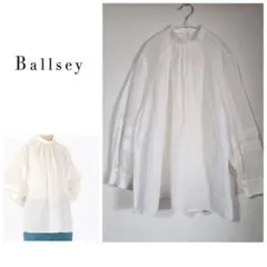 Ballsey クリスタルコットン スキッパーブラウス 白 36 - メルカリ