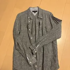 値下げ‼️TOMMY HILFIGER グレー 長袖シャツ L