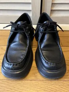 スタイルミキサー　レースアップシューズ　黒