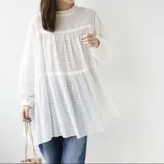 【JOURNAL STANDARD】relume ティアードブラウス チュニックのサムネイル