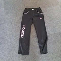 adidas アディダス ジャージ パンツ ブラック 140　ピンク　女の子