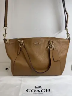 COACH 2wayバッグ　ブラウン　☺︎