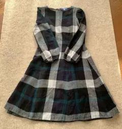 極美品✨ブルーレーベルクレストブリッジ チェック ベルト ロングワンピース 紺 2025年最新】BLUE LABEL CRESTBRIDGE ロングワンピースの人気アイテム