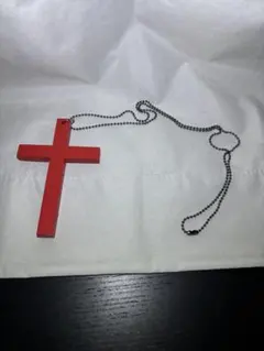 赤 十字架 ネックレス opium archive フェアリーグランジ