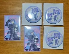 にじさんじ Dytica 小柳ロウ サンリオ コラボ 缶バッジ カード チェキ