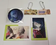 プロジェクトセカイ　日野森志歩　 グリッター缶バッジ　メタルキーチェーン　エピカ