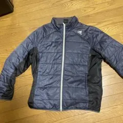 adidas 中綿ジャケット メンズ 防寒 CLIMAPROOF グレー 冬用