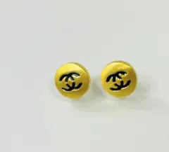 【ノベルティ】ココマーク ピアス ゴールド ブラック