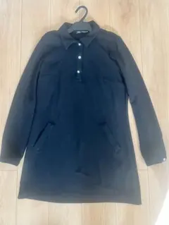 ZARA テクスチャーワンピース　ブラック