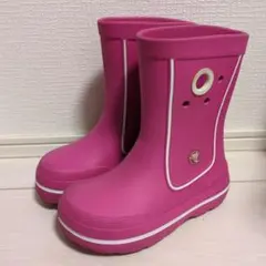Crocs レインブーツ ピンク 19㎝長靴 クロックス長靴のサムネイル