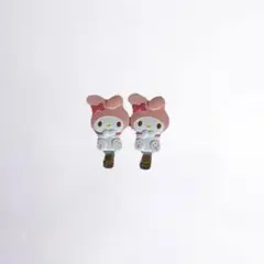 サンリオ マイメロディ 前髪クリップ ヘアクリップ 2個セット