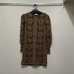 zara ひざ丈ワンピース