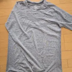 Nike DRI-FIT グレー XL 長袖Tシャツ