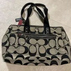 コーチ COACH ハンドバッグ トート ロゴ シグネチャー キャンバス
