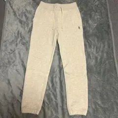 ラルフローレン　スウェットパンツ　メンズ　レディース　ベージュ色