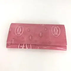 Cartier カルティエ ハッピーバースデー 長財布 ピンク - メルカリ