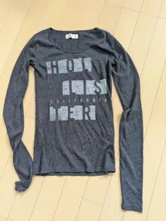 Hollister 長袖ロンTシャツ XS ダークグレー