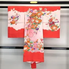 子供着物 七五三 3歳 御所車 花模様 金駒刺繍 CK-7323 CK-7377 子供着物 七五三 3歳 四季の花模様 金彩 CK-7323 - メルカリ