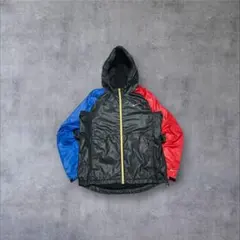 00s ナイキ ナイロンジャケット M マルチカラー Y2K ドローコード