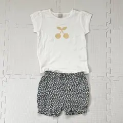 プティマイン　petit main Tシャツ　ショートパンツ　セット　100