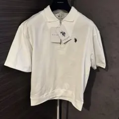 U.S. POLO ASSN. ホワイト ポロシャツ Mサイズのサムネイル