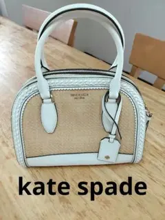 Kate Spade ハンドバッグ カゴバック　白のサムネイル