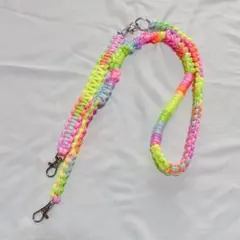 カラフルパラコードショルダーストラップ