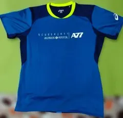 상태좋음 アシックス A77 クールTシャツ Mサイズ ブルー XA6210