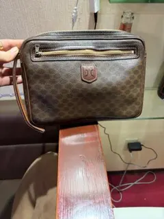 CELINE セリーヌ マカダム 柄 ヴィンテージ セカンドバッグ クラッチ