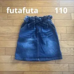 フタフタ リボンデニムスカート 110cm 姉妹　おそろコーデのサムネイル