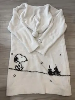 【ジェラートピケ】スヌーピー PEANUTS パネルジャガードフードドレス