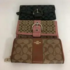 COACH コーチ 財布 3点セット シグネチャー 小物 ブランド