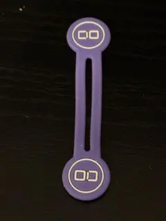 【新品未使用】CIO ケーブルバンド シリコン製 (パープル（限定色））