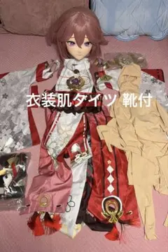 全頭面鍵つき 原神 ノエル kigurumi 着ぐるみ マスク #コスプレ - メルカリ