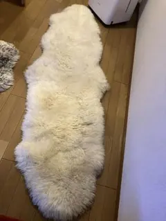 廃盤 新品 LUDDE ルッデ IKEA ムートンラグ ホワイト 羊皮 - メルカリ