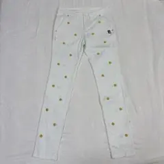 PEARLY GATES スマイリーフェイスパンツ
