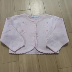 bébé ピンク カーディガン 80㎝