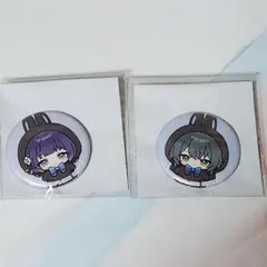 学園アイドルマスター GiGO 購入特典 月村手毬 秦谷美鈴 ミニ缶バッジ